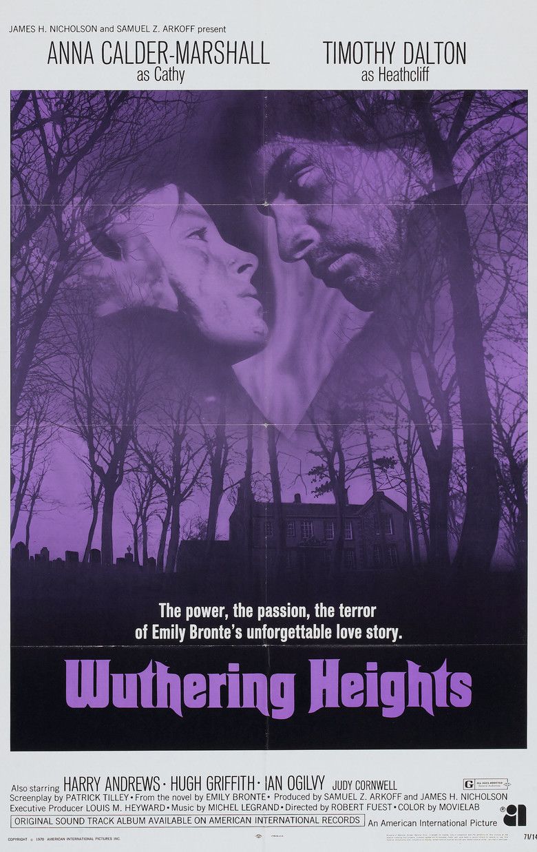 Wuthering Heights (1970 film) movie poster