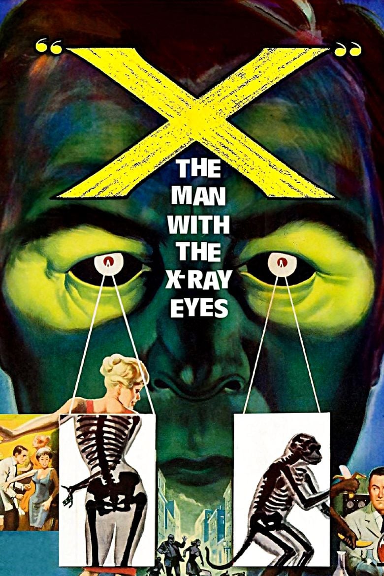 X: The Man with the X ray Eyes movie poster