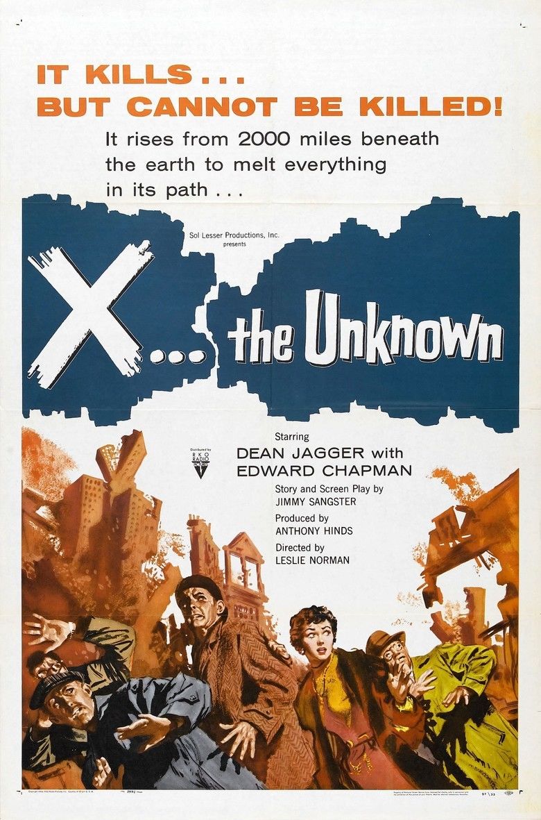 X the Unknown movie poster