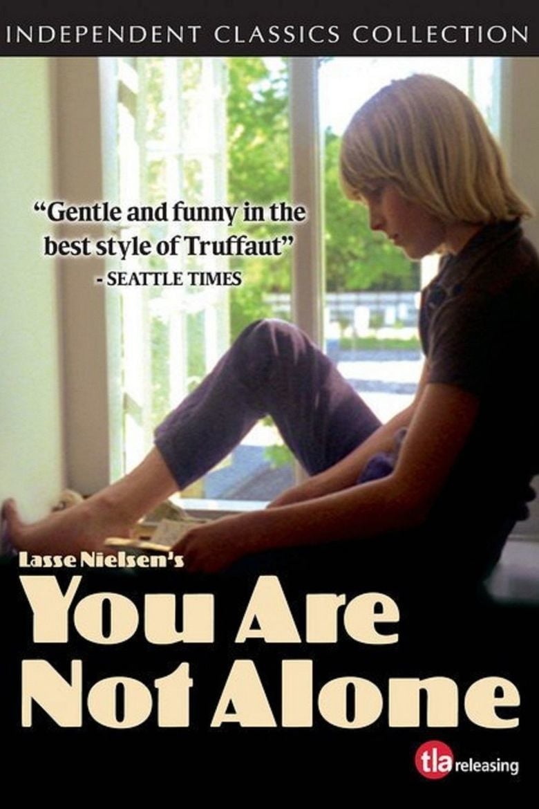 A poster of the 1978 film "You Are Not Alone" starring Peter Bjerg as Kim