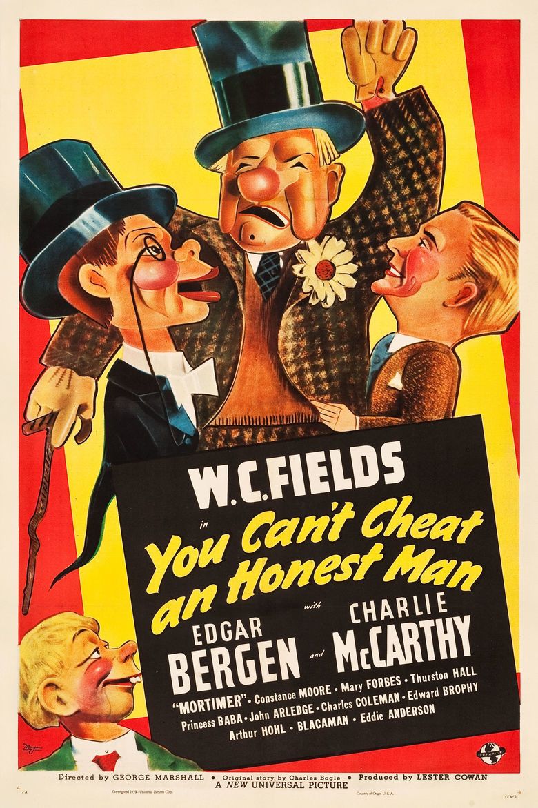 You Cant Cheat an Honest Man movie poster