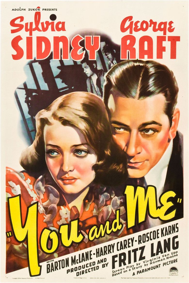 You and Me (1938 film) movie poster
