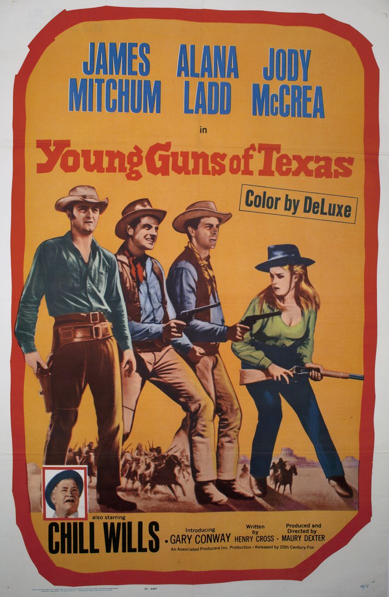 Young Guns of Texas movie poster
