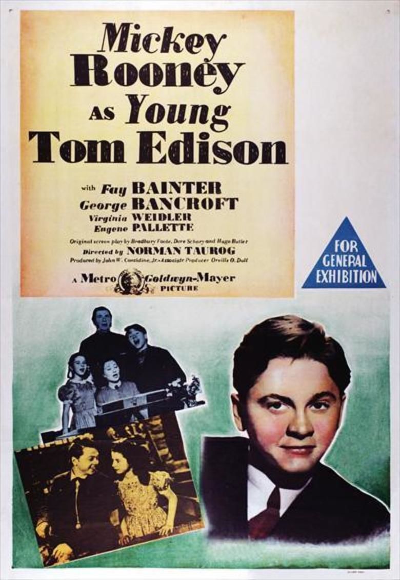 Young Tom Edison movie poster