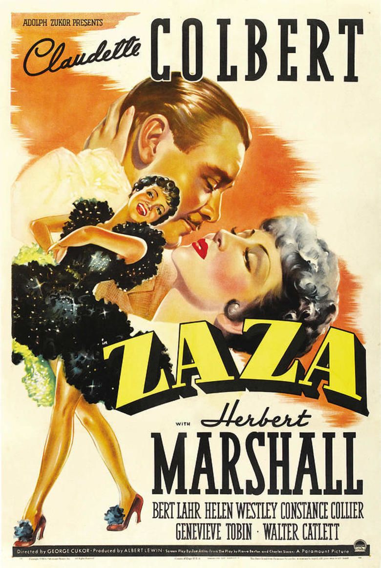 Zaza (1939 film) movie poster