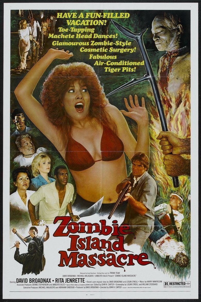 Zombie Island Massacre movie poster