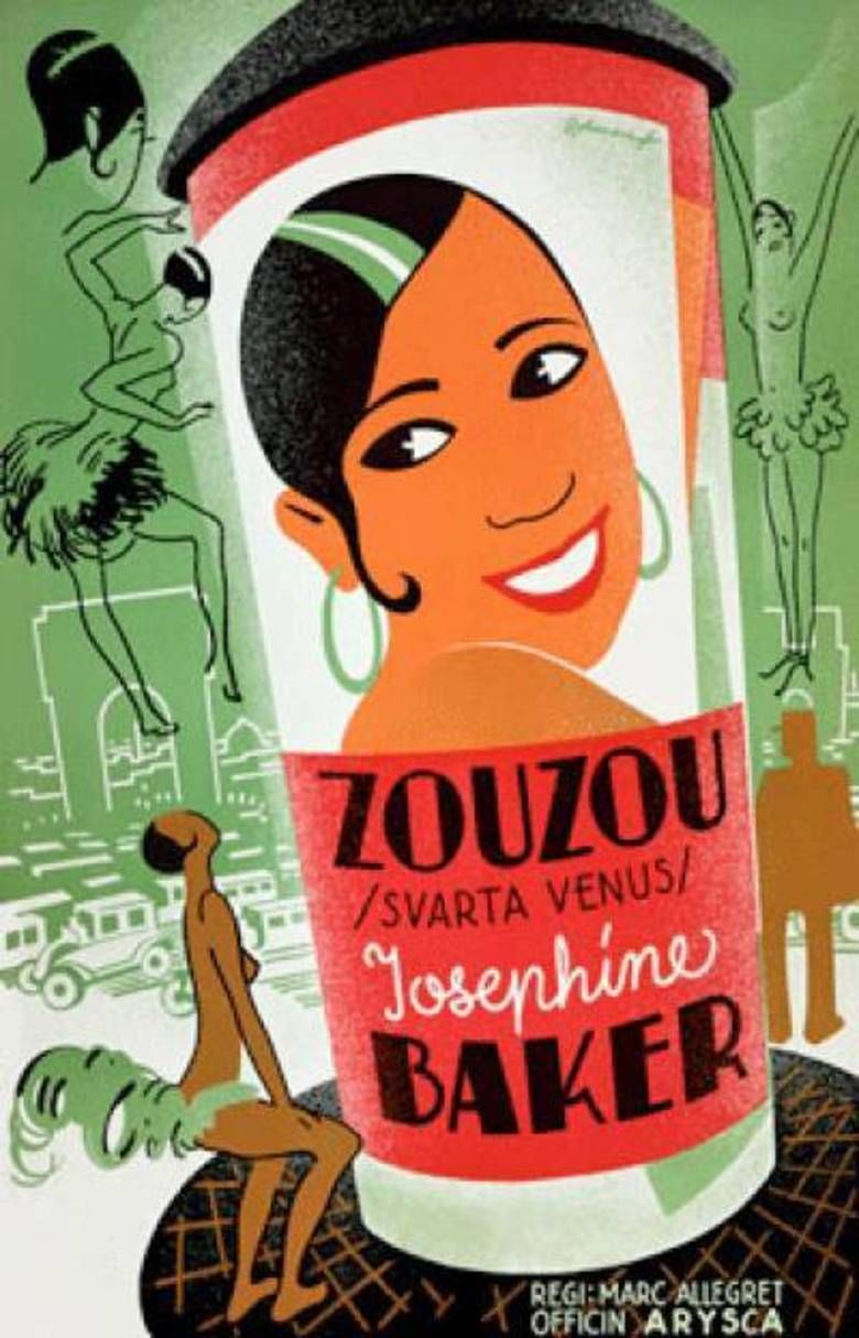 Zouzou (film) movie poster