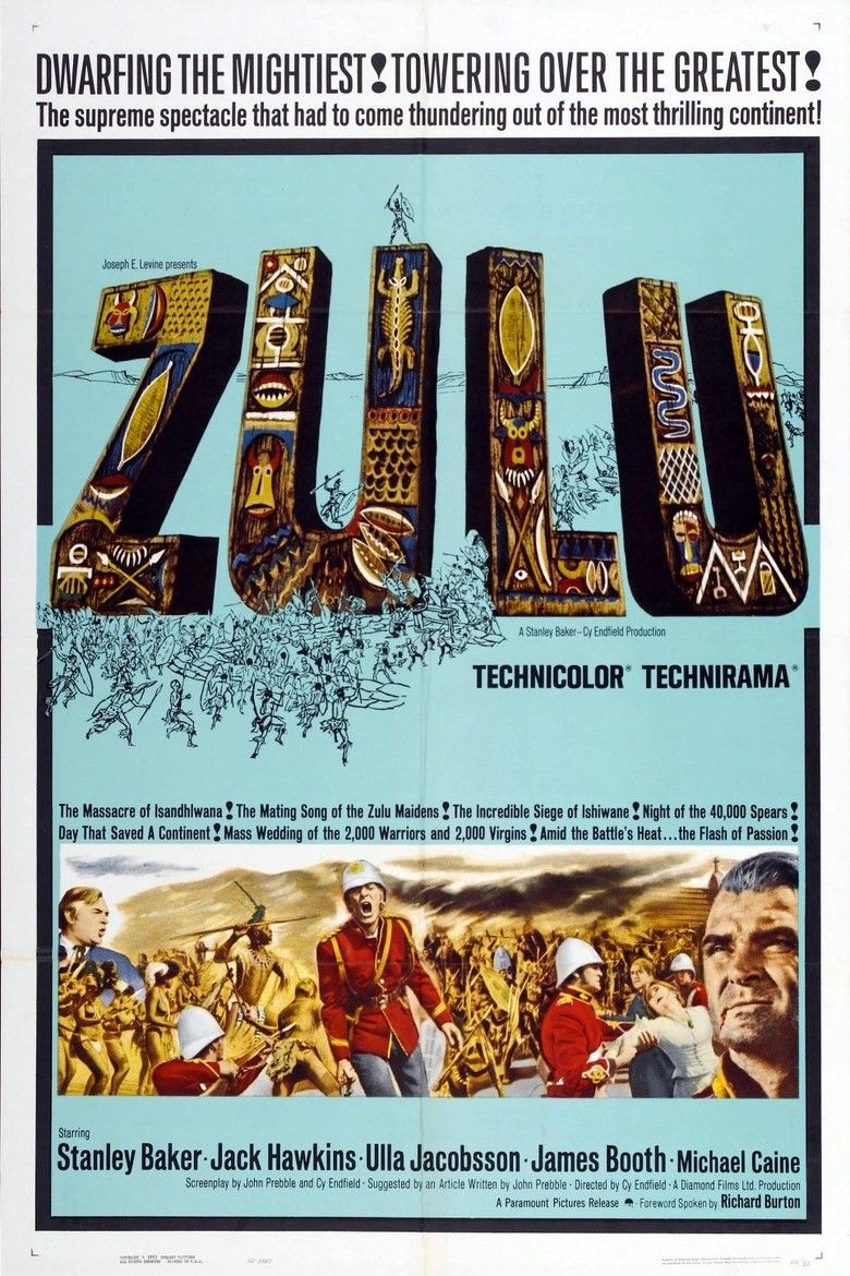 Zulu (1964 film) movie poster