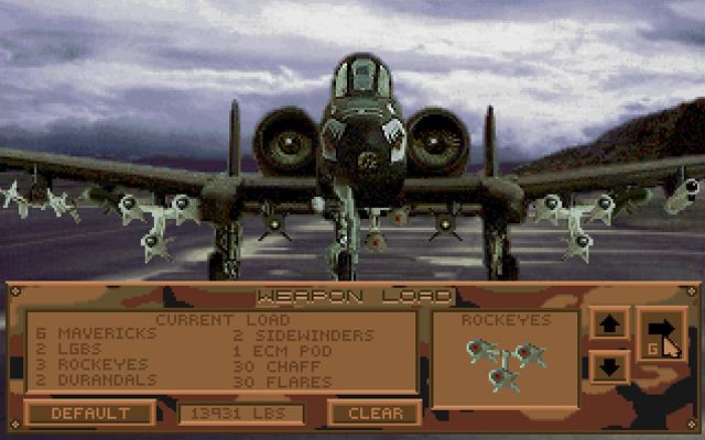 A-10 Tank Killer A10 Tank Killer 1989Dynamix Game lt DOS Games Emuparadise