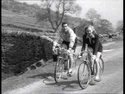 A Boy, a Girl and a Bike Top Farm Bridge Yockenthwaite N Yorks UK A Boy A Girl And A