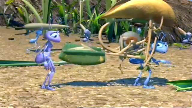 A Bugs Life movie scenes Watch A Bug s Life 1 Flik Machine Seed to Tree 