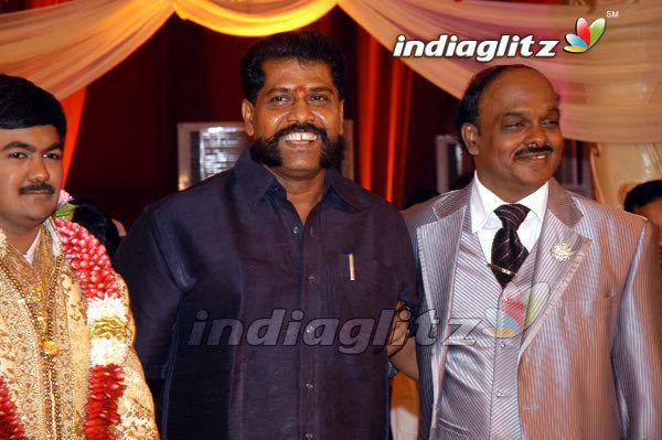 A. C. Shanmugam AC Shanmugams sons grand wedding Tamil Actress Gallery