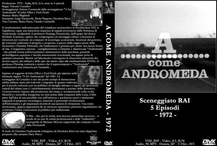 A come Andromeda Copertina dvd A come Andromeda cover dvd A come Andromeda