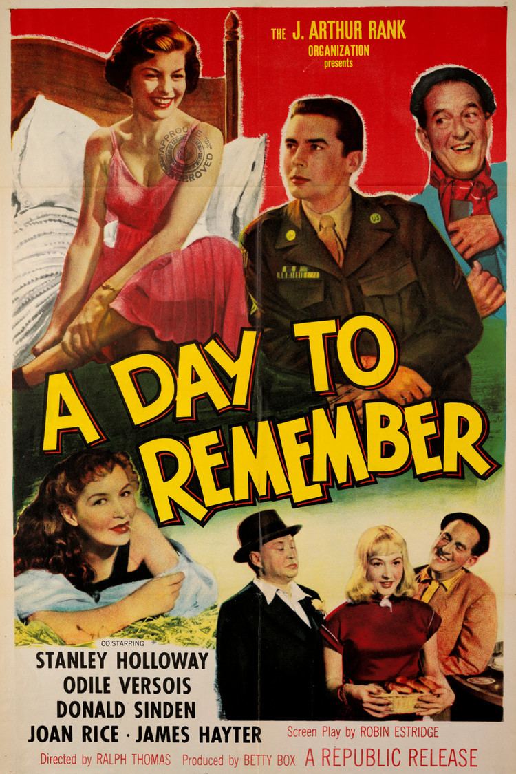 A Day to Remember (1953 film) wwwgstaticcomtvthumbmovieposters66180p66180