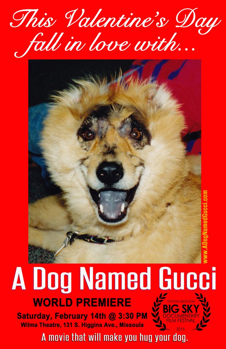 A Dog Named Gucci The World Premiere of A DOG NAMED GUCCI Guy With Typewriter