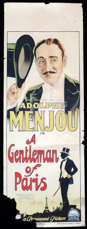 A Gentleman of Paris (1927 film) A GENTLEMAN OF PARIS Long Daybill Movie poster 1927 Richardson