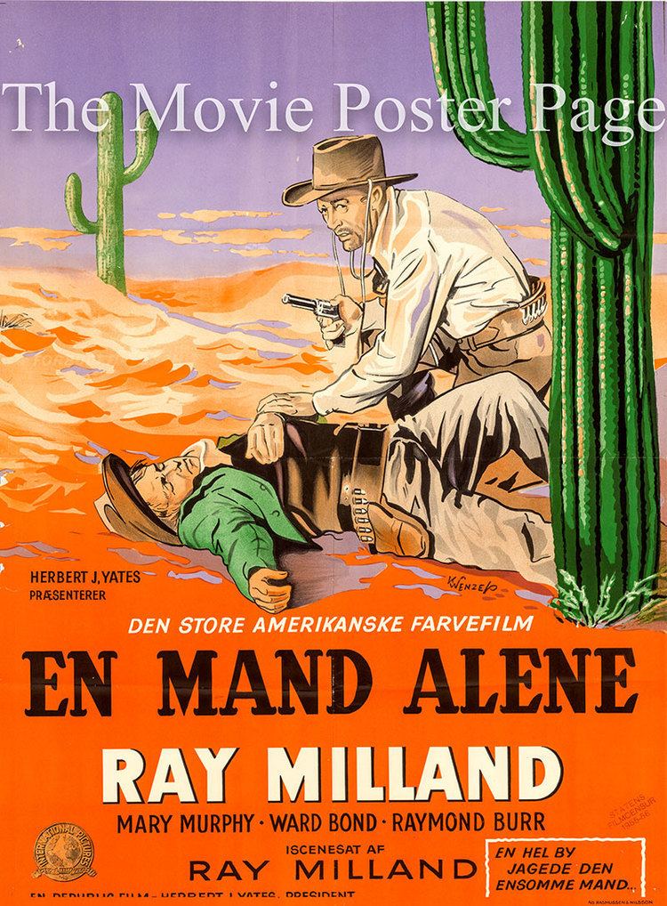 A Man Alone (film) Movie Poster Collecting A Man Alone 1955 Ray Milland Danish