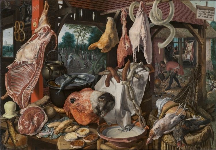 A Meat Stall with the Holy Family Giving Alms ncartmuseumorgimagesncmaartlarge102476893