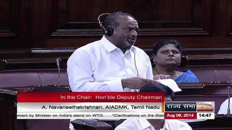 A. Navaneethakrishnan Remarks by A Navaneethakrishnan on clarifications on Minister39s