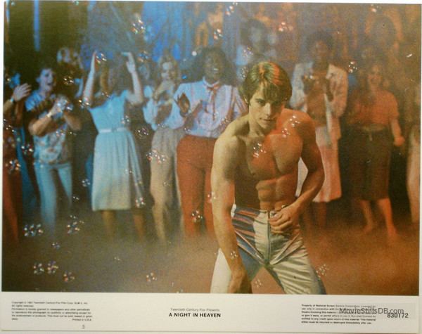 A Night in Heaven Night in Heaven Lobby card with Christopher Atkins
