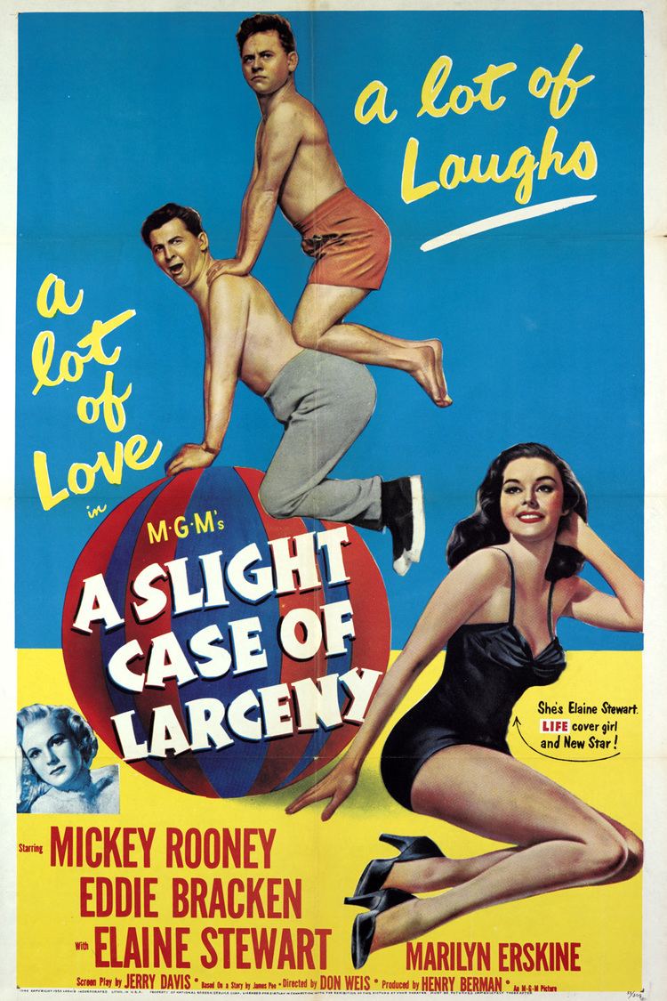 A Slight Case of Larceny wwwgstaticcomtvthumbmovieposters11713p11713