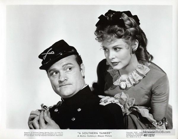 A Southern Yankee Southern Yankee Promo shot of Red Skelton Arlene Dahl