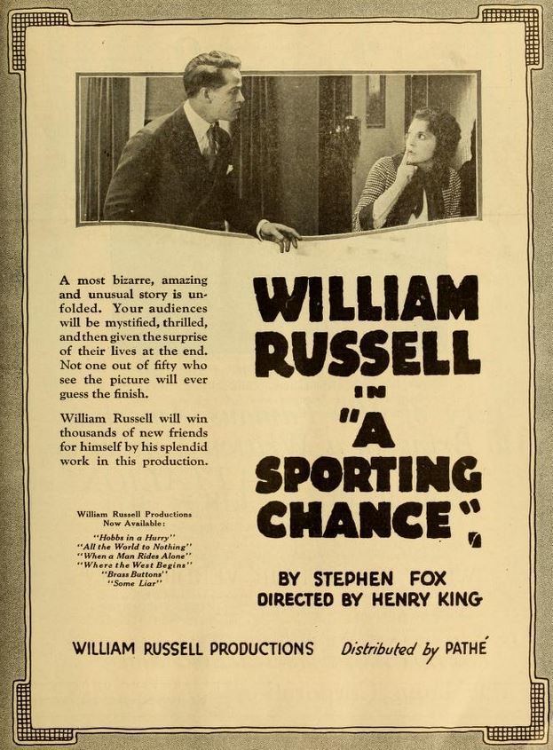 A Sporting Chance (1919 Pathe film)