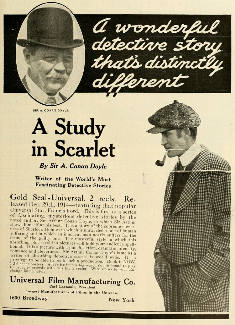 A Study in Scarlet (1914 British film) FileA Study in Scarlet 1914jpg Wikimedia Commons