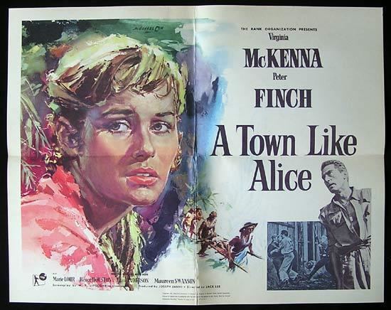 A Town Like Alice (1956 film) A TOWN LIKE ALICE Movie poster 1956 Classic AUSTRALIAN FILM Rare US