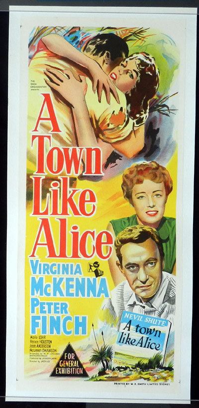 A Town Like Alice (1956 film) A TOWN LIKE ALICE Daybill Movie poster 1956 Linen Backed