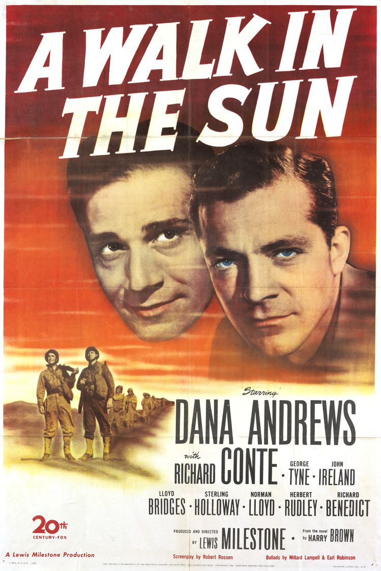 A Walk in the Sun (1945 film) wwwgstaticcomtvthumbmovieposters3399p3399p
