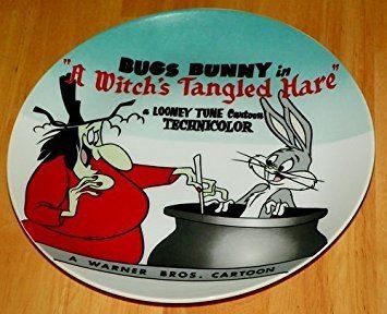 Amazoncom Bugs bunny A Witchs Tangled Hare 9 collectible plate