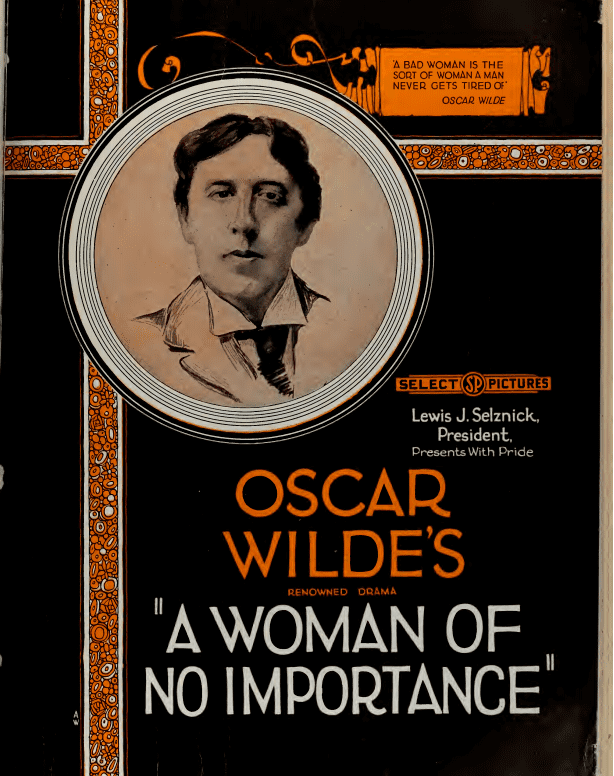 A Woman of No Importance (1921 film) A Woman of No Importance 1921 film Wikipedia