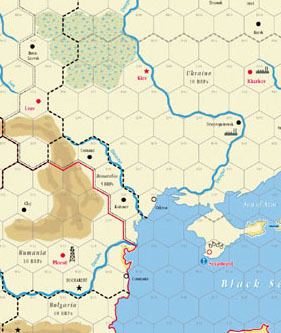 A World At War GMT GAMES A world At War Map