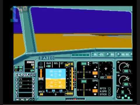 A320 Airbus (video game) 1GO Short Play A320 Airbus Amiga YouTube