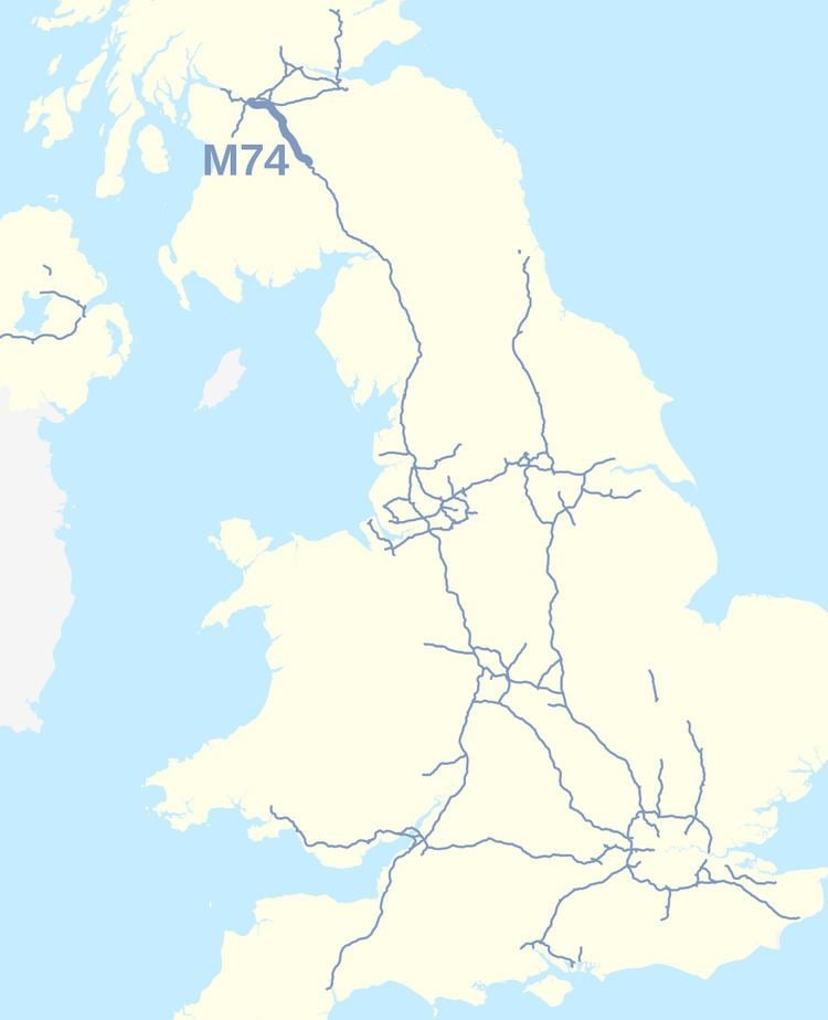 A74(M) and M74 motorways