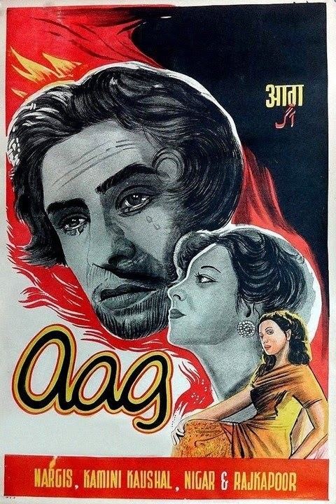Aag (1948 film) wwwgstaticcomtvthumbmovieposters7859422p785