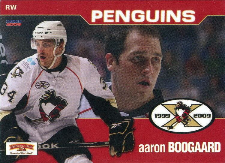 Aaron Boogaard wwwpenguinshockeycardscomplayersaaronboogaa