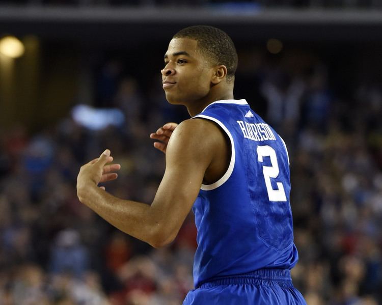 Aaron Harrison These two photos show Aaron Harrison39s Final Four game