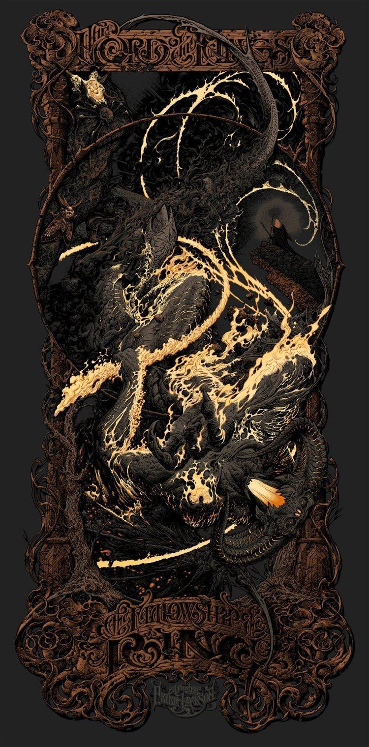 Aaron Horkey Badass Exclusive Mondo39s FELLOWSHIP OF THE RING Poster By