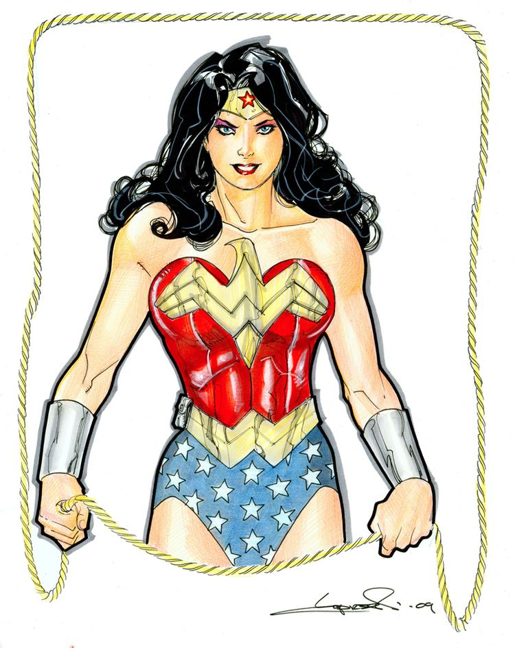 Aaron Lopresti Aaron Lopresti Art Happy Wonder Woman Day art by Aaron Lopresti