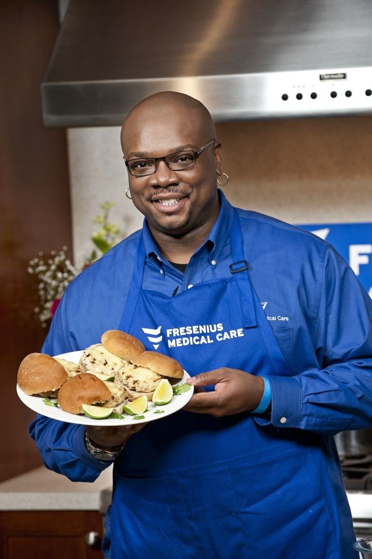 Aaron McCargo, Jr. Chef Aaron McCargo Jr from The Food Network is in Detroit