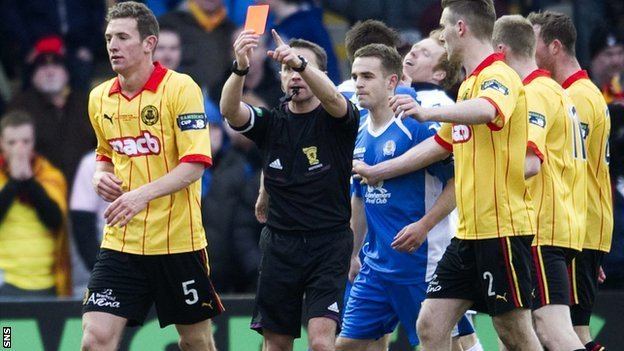 Aaron Muirhead BBC Sport Partick Thistle Aaron Muirhead cited by SFA