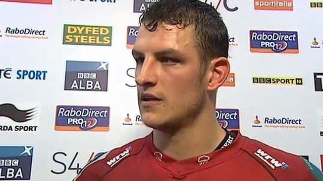 Aaron Shingler Scarlets flanker Aaron Shingler hails 39outstanding