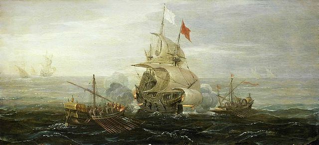 Aert Anthoniszoon FileA French Ship and Barbary Pirates c 1615 by Aert Anthoniszoon
