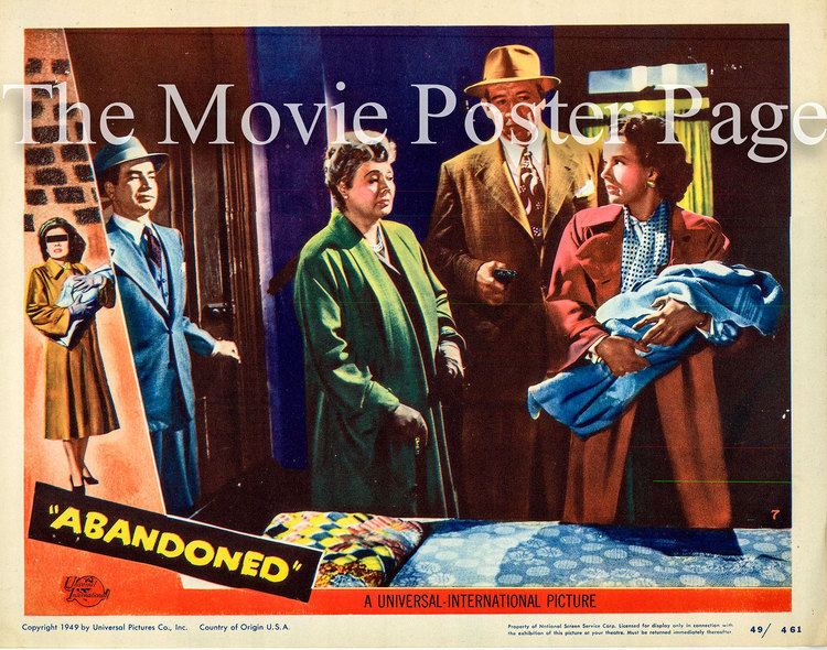 Abandoned (1949 film) Abandoned 1949 Gale Storm US Lobby Card EX 20