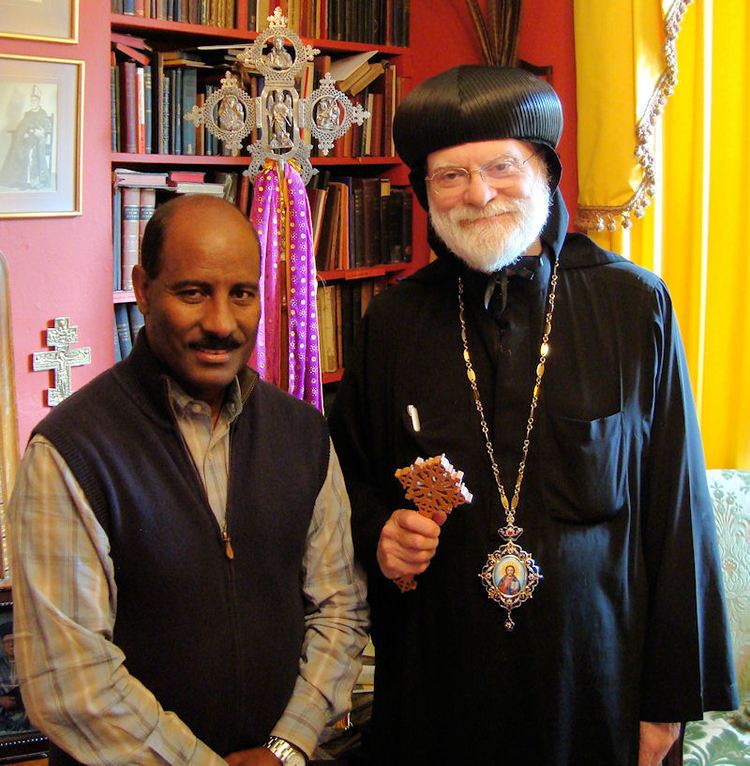 Abba Seraphim Abba Seraphim meets with Professor GhebreAb The British Orthodox
