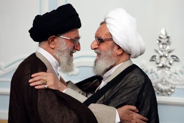 Abbas Vaez-Tabasi FileAyatollah Khamenei and Ayatollah Vaez Tabasi by Khameneiir 01