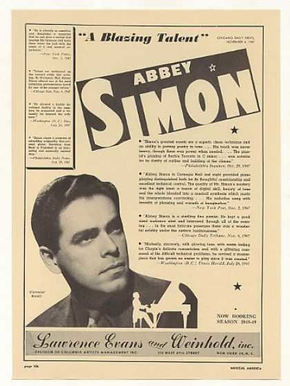 Abbey Simon Abbey Simon Interview with Bruce Duffie