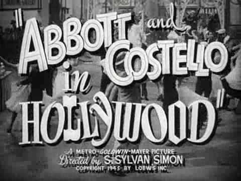 Abbott and Costello in Hollywood Abbott and Costello in Hollywood Original Trailer YouTube